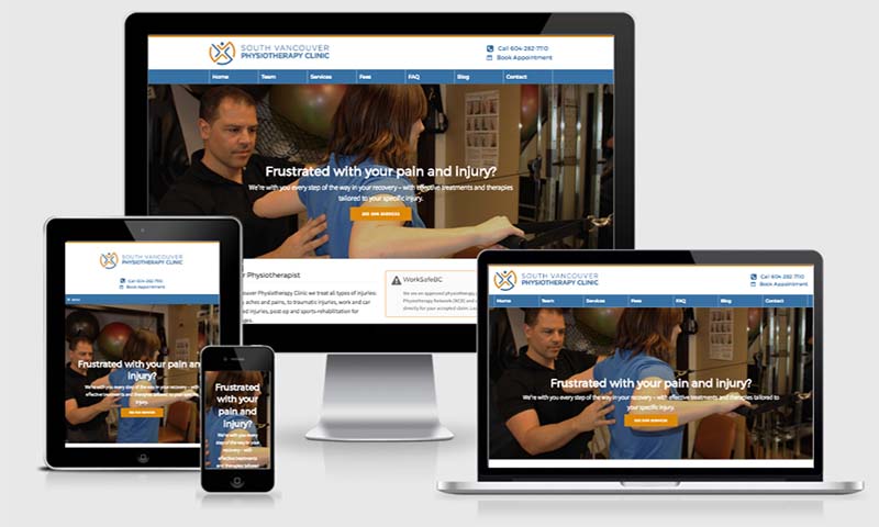 website design physiotherapy